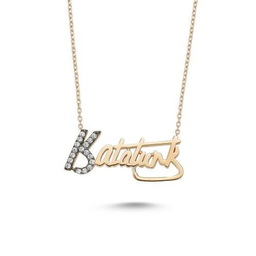 GÜMÜŞ TAŞLI KOLYE