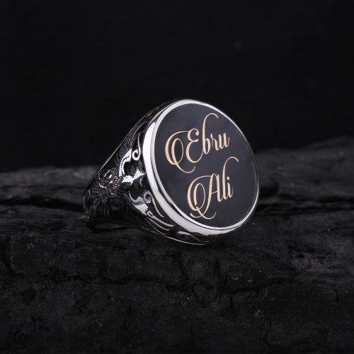 925-ayar-gumus-isim-yazili-selcuklu-kartali-islemeli-erkek-yuzuk-5