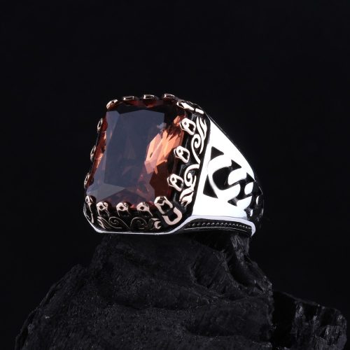 925-ayar-gumus-zultanit-tasli-gumret-desenli-erkek-yuzuk-1