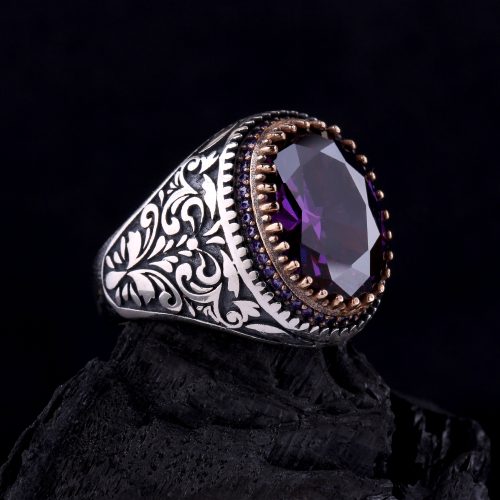 925-ayar-gumus-ametist-tasli-sarmasik-desenli-yuzuk-4