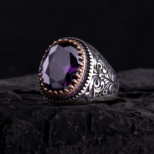 925-ayar-gumus-ametist-tasli-sarmasik-desenli-yuzuk-5