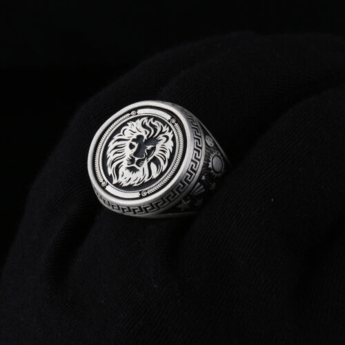 925-ayar-gumus-aslan-motifli-erkek-yuzuk-8