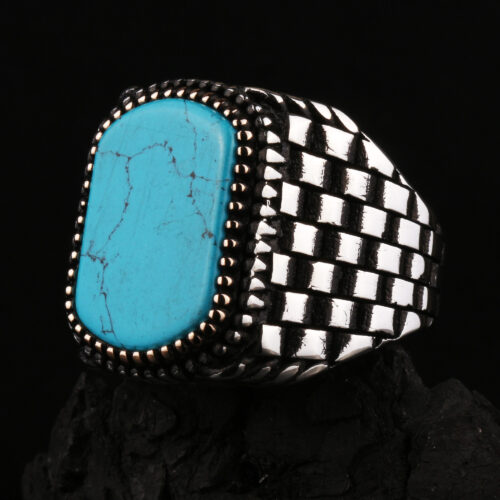 925-ayar-zincir-motifli-firuze-tasli-erkek-gumus-yuzuk-2