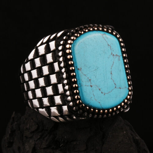 925-ayar-zincir-motifli-firuze-tasli-erkek-gumus-yuzuk-4