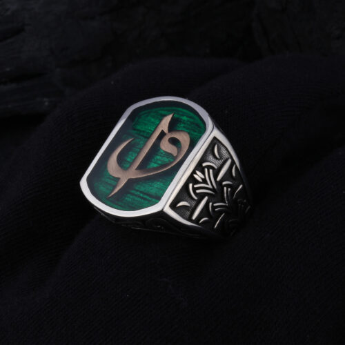 925-ayar-gumus-yesil-mineli-elif-vav-erkek-yuzuk-7