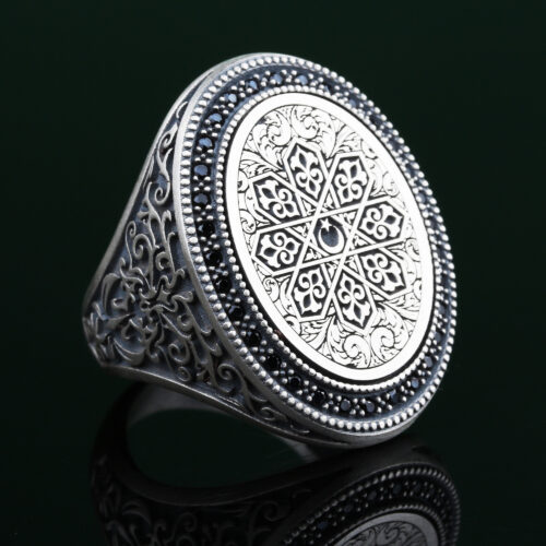 925-ayar-gumus-ay-yildiz-motifli-kalem-islemeli-erkek-yuzuk-3